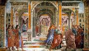 GHIRLANDAIO, Domenico Expulsion of Joachim from the Temple France oil painting artist